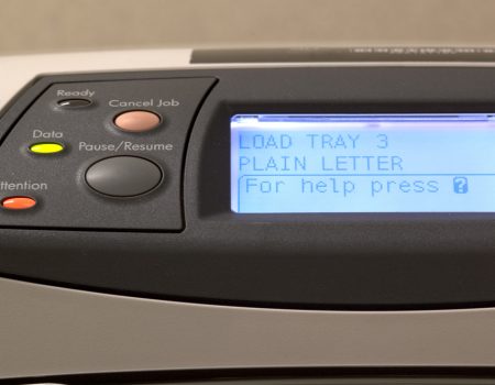 Printer,Message,Load,Paper,Tray